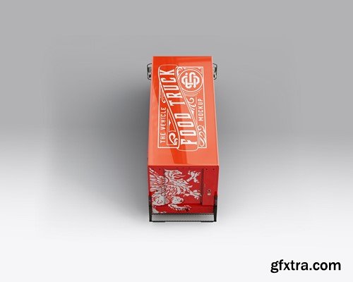 Pack Step Van Food Truck Mockup 25DAHHU Pack Step Van Food Truck Mockup 25DAHHU