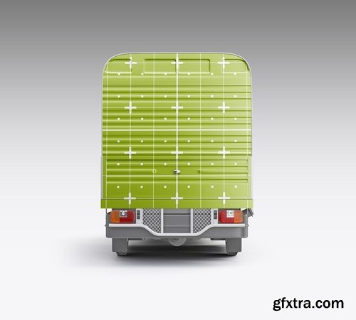 Pack Food Truck Mockup CTBM3RF Pack Food Truck Mockup CTBM3RF