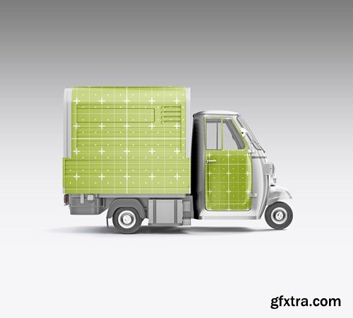 Pack Food Truck Mockup CTBM3RF Pack Food Truck Mockup CTBM3RF