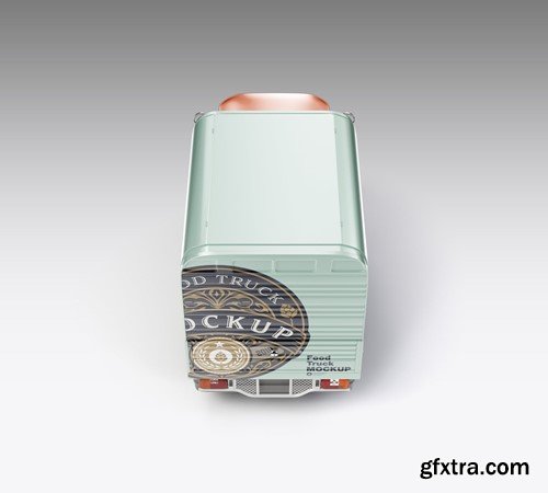 Pack Food Truck Mockup CTBM3RF Pack Food Truck Mockup CTBM3RF