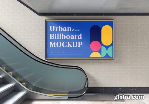 Subway Billboard Advertisement Scene Mockup D4M5G2L Subway Billboard Advertisement Scene Mockup D4M5G2L