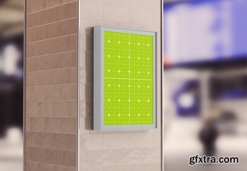 Subway Billboard Advertisement Scene Mockup D4M5G2L Subway Billboard Advertisement Scene Mockup D4M5G2L