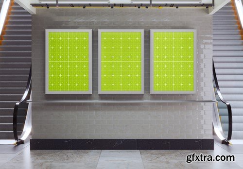 Subway Billboard Advertisement Scene Mockup D4M5G2L Subway Billboard Advertisement Scene Mockup D4M5G2L