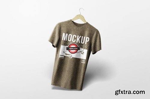 Hanging Texture T-Shirt Mockup EL2CY7K Hanging Texture T-Shirt Mockup EL2CY7K