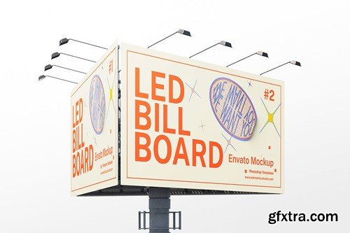 LED Billboard Mockup XDCWVQY LED Billboard Mockup XDCWVQY