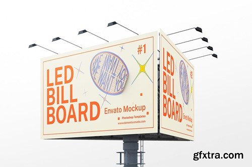 LED Billboard Mockup XDCWVQY LED Billboard Mockup XDCWVQY