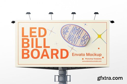 LED Billboard Mockup XDCWVQY LED Billboard Mockup XDCWVQY