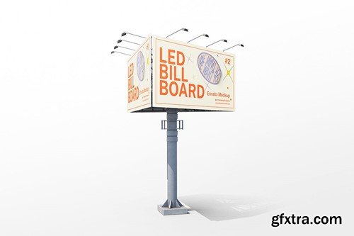 LED Billboard Mockup XDCWVQY LED Billboard Mockup XDCWVQY
