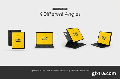 Tablet Mockup Set 4LGJJJB Tablet Mockup Set 4LGJJJB