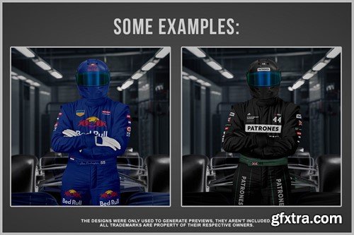 F1 Racing Kit Mockup QYJGHJJ F1 Racing Kit Mockup QYJGHJJ