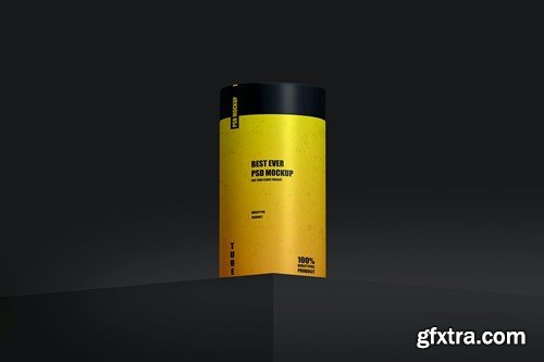 Cylindrical Paper Tube Round Box Mockup 250 Gram VHTWE3D Cylindrical Paper Tube Round Box Mockup 250 Gram VHTWE3D