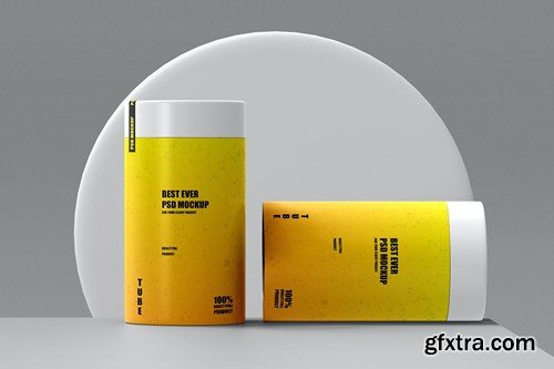 Cylindrical Paper Tube Round Box Mockup 250 Gram VHTWE3D Cylindrical Paper Tube Round Box Mockup 250 Gram VHTWE3D