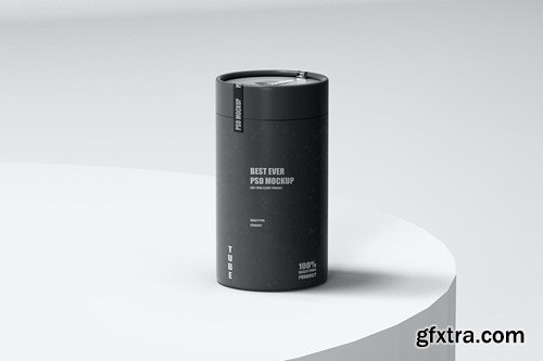 Cylindrical Paper Tube Round Box Mockup 250 Gram VHTWE3D Cylindrical Paper Tube Round Box Mockup 250 Gram VHTWE3D