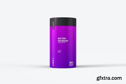 Cylindrical Paper Tube Round Box Mockup 250 Gram VHTWE3D Cylindrical Paper Tube Round Box Mockup 250 Gram VHTWE3D