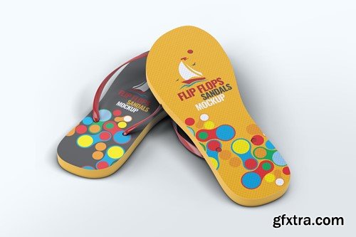 Flip Flops Sandals Mock-Up JSJFD4D Flip Flops Sandals Mock-Up JSJFD4D