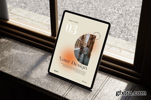 Realistic iPad Mockup 6M9E59V Realistic iPad Mockup 6M9E59V
