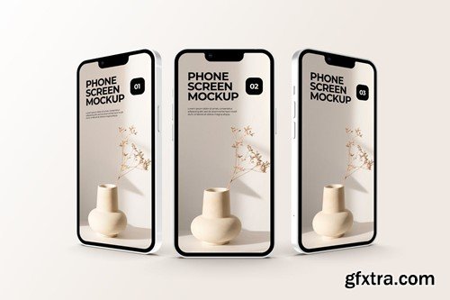 Phone Screen Mockup Vol 02 Q654EK4 Phone Screen Mockup Vol 02 Q654EK4