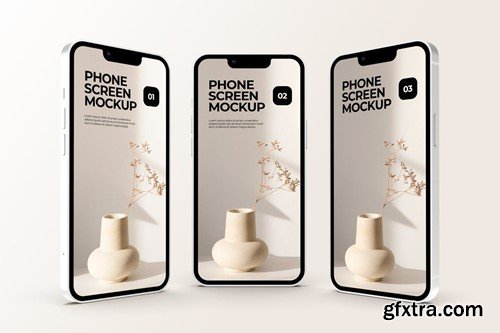 Phone Screen Mockup Vol 02 Q654EK4 Phone Screen Mockup Vol 02 Q654EK4