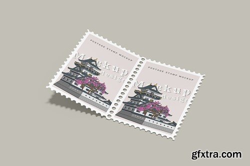 Postage Stamps Mockup 7T4SV8G Postage Stamps Mockup 7T4SV8G