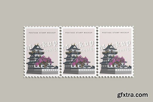 Postage Stamps Mockup 7T4SV8G Postage Stamps Mockup 7T4SV8G