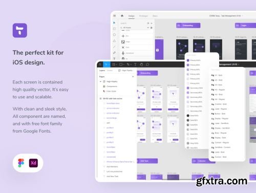 Tassy - Task Management App UI Kit Ui8.net