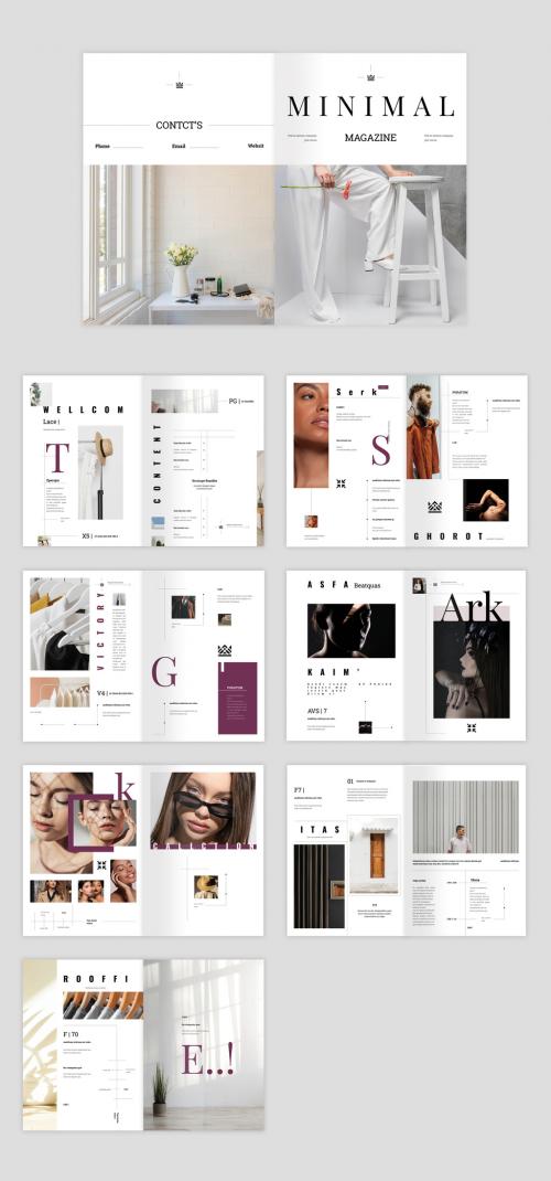 Minimal Magazine Template 637366054