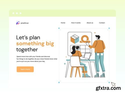 Supercharge Lined Illustration Ui8.net