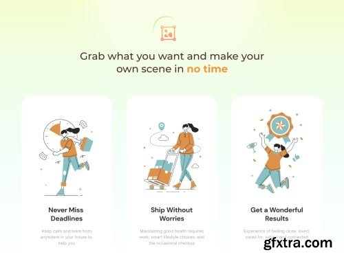 Supercharge Lined Illustration Ui8.net