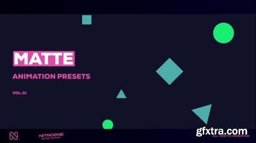 Videohive Matte Motion Presets Vol. 01 47667832 Videohive Matte Motion Presets Vol. 01 47667832