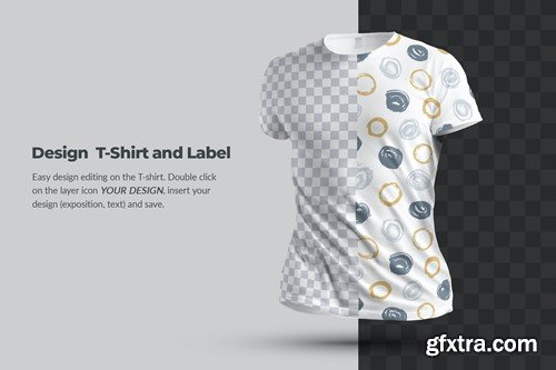Mockups T-Shirts in 3D Style URW2E3S Mockups T-Shirts in 3D Style URW2E3S