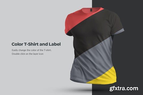 Mockups T-Shirts in 3D Style URW2E3S Mockups T-Shirts in 3D Style URW2E3S