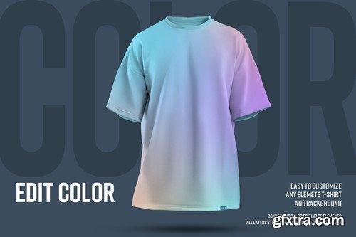 Mockups Oversize T-shirt RQXVBC3 Mockups Oversize T-shirt RQXVBC3