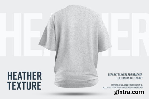 Mockups Oversize T-shirt. Back view 48JTMKY Mockups Oversize T-shirt. Back view 48JTMKY