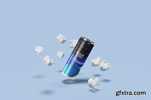 Soda Can Mockup UJ98TDV Soda Can Mockup UJ98TDV
