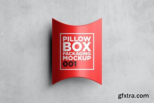 Pillow Box Packaging Mockup 001 LTSST39 Pillow Box Packaging Mockup 001 LTSST39