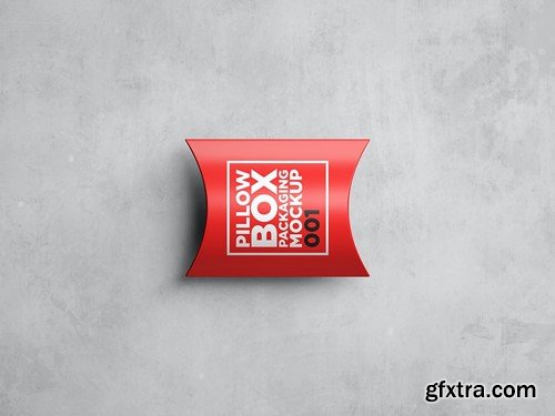 Pillow Box Packaging Mockup 001 LTSST39 Pillow Box Packaging Mockup 001 LTSST39