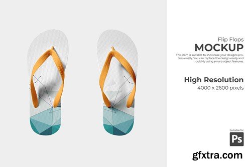 Flip Flops Mockup SP4FKJP Flip Flops Mockup SP4FKJP