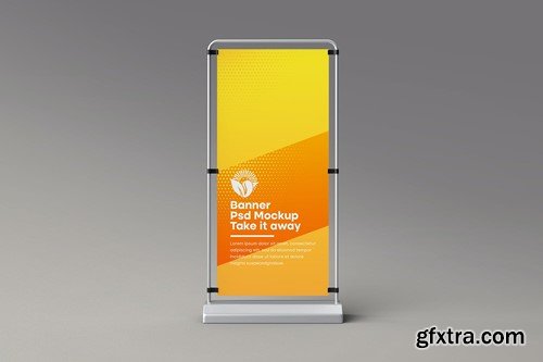 Retractable Banner Mockup PQFD3FG Retractable Banner Mockup PQFD3FG