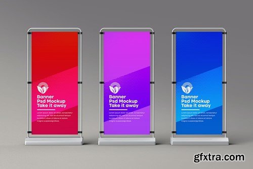 Retractable Banner Mockup PQFD3FG Retractable Banner Mockup PQFD3FG