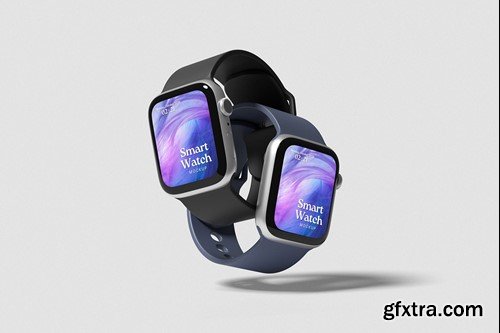 Smartwatch Mockup or Apple Watch Mockup S76WWPE Smartwatch Mockup or Apple Watch Mockup S76WWPE