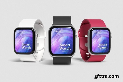 Smartwatch Mockup or Apple Watch Mockup S76WWPE Smartwatch Mockup or Apple Watch Mockup S76WWPE