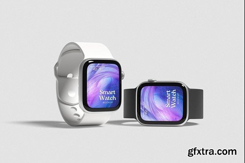 Smartwatch Mockup or Apple Watch Mockup S76WWPE Smartwatch Mockup or Apple Watch Mockup S76WWPE