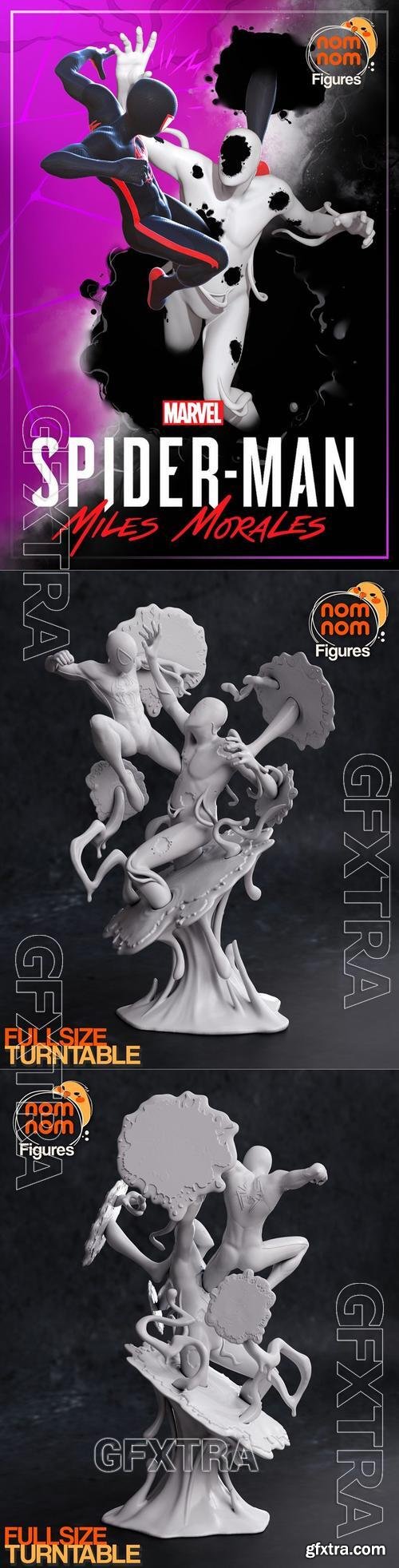 Nomnom Figures - Miles Morales from Spiderman &ndash; 3D Print Model