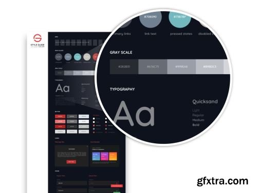 STYLE GUIDE - Templates for Sketch and Photoshop Ui8.net