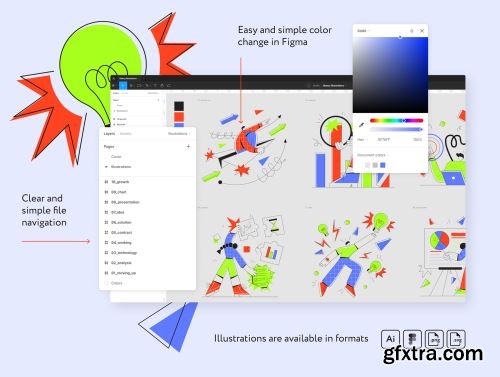 Steezy Illustrations Ui8.net