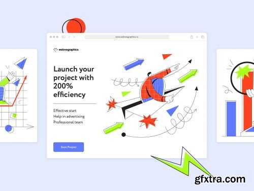 Steezy Illustrations Ui8.net