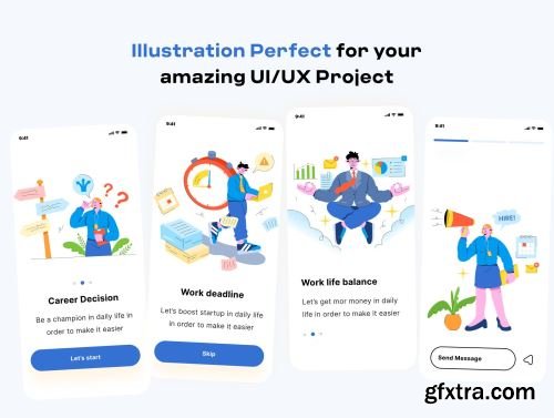 Hiring and Career Illustration Ui8.net