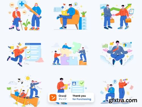 Hiring and Career Illustration Ui8.net