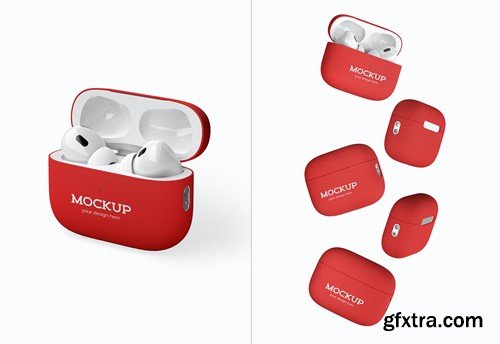AirPods Pro Case Mockup Set 42FHES8 AirPods Pro Case Mockup Set 42FHES8