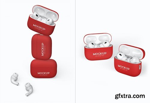 AirPods Pro Case Mockup Set 42FHES8 AirPods Pro Case Mockup Set 42FHES8